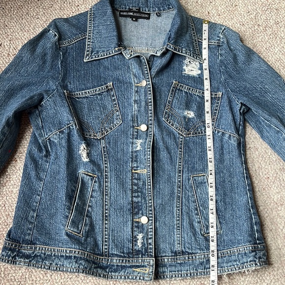 Worn denim jacket size 10 - Picture 11 of 11